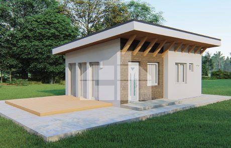 Modulární dům se 2 ložnicemi - M2