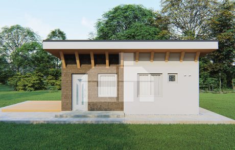 Modulární dům se 2 ložnicemi - M2