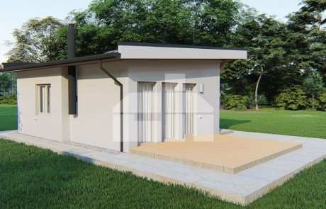 Modulární dům se 2 ložnicemi - M2