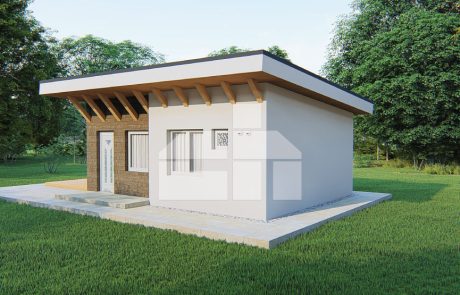 Modulární dům se 2 ložnicemi - M2